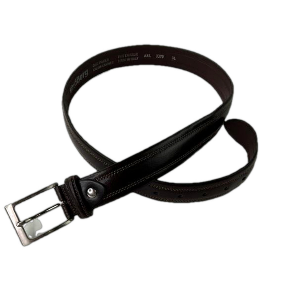 LindBerg brown leather belt